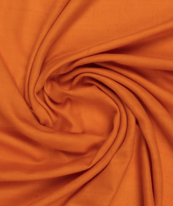 Meteor Orange Solid Pashmina - Image 2